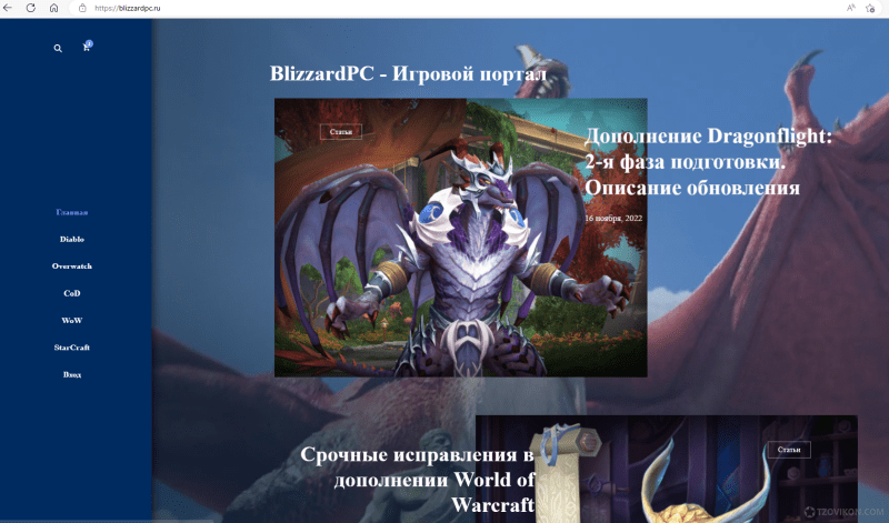 Сайт Blizzardpc.ru
                         - отзывы