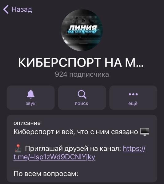 Киберспорт на Миллион