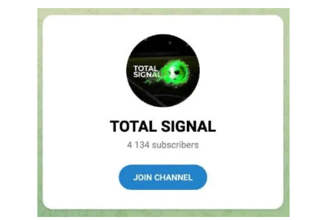 TOTAL SIGNAL — прогнозы на футбол, отзывы